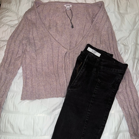 Dynamite Kate high rise skinny jeans + garage cardigan - Picture 1 of 1